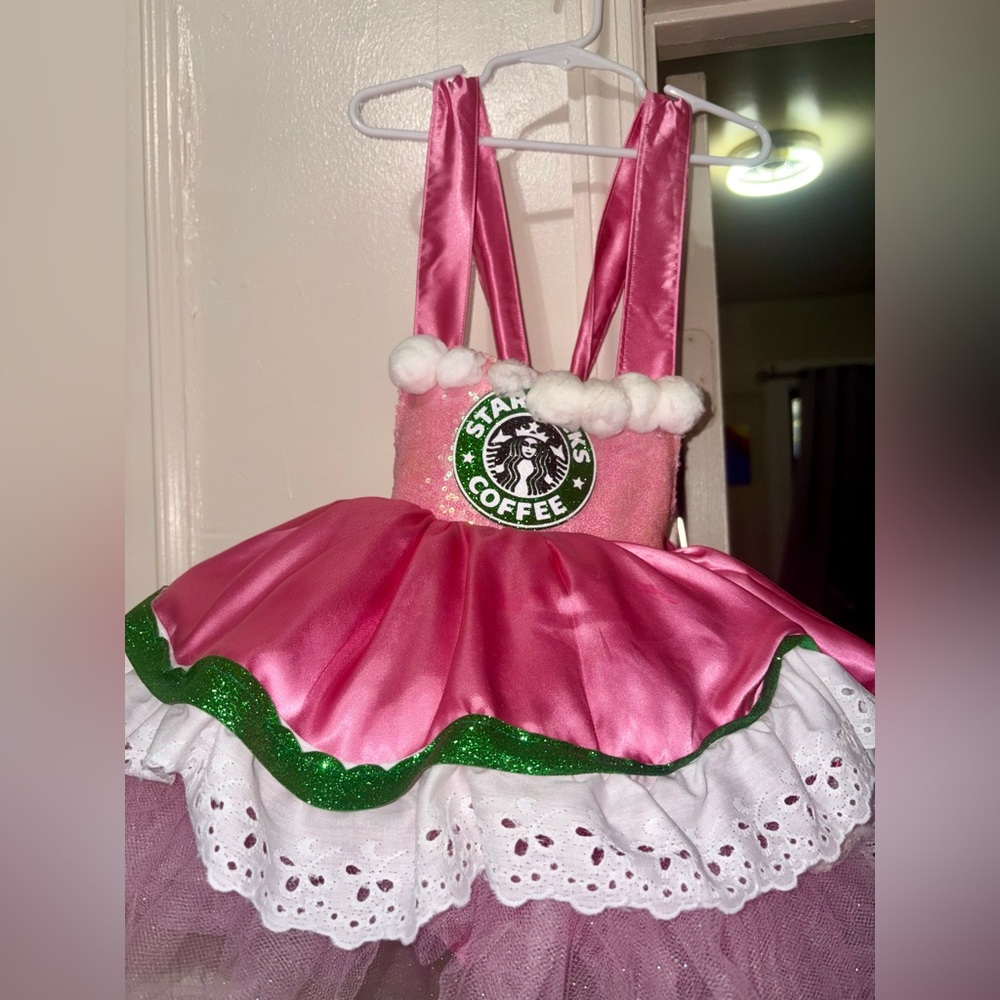 Pink Frappe Starbucks Halloween Costume